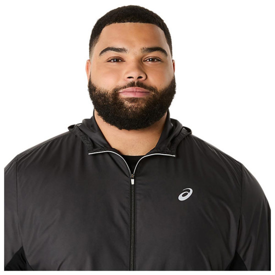 Asics Ανδρικό μπουφάν Core Reflective Logo Full-Zip Hooded Jacket